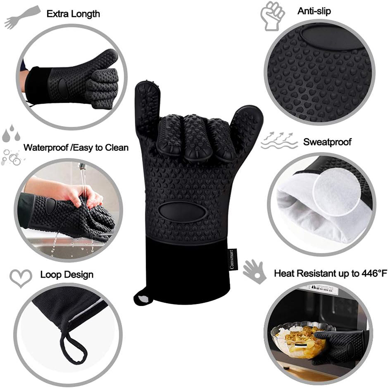 Silicone Oven Gloves Heat Resi - Oven Mitt Silicone review and price