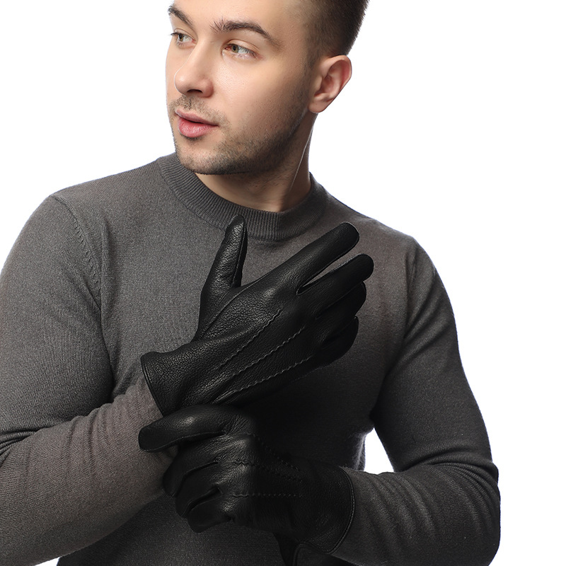 Men's faux deer leather wool-l - Wool Glove Lined review and price