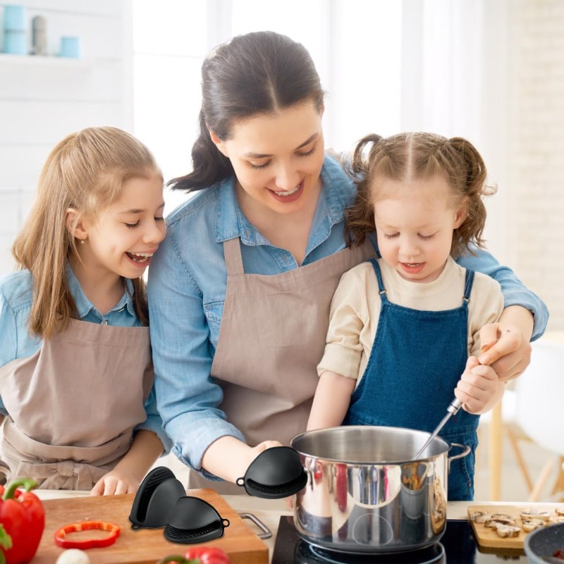 1 Pair Silicone Anti-heat Glov - Oven Mitt Silicone review and price