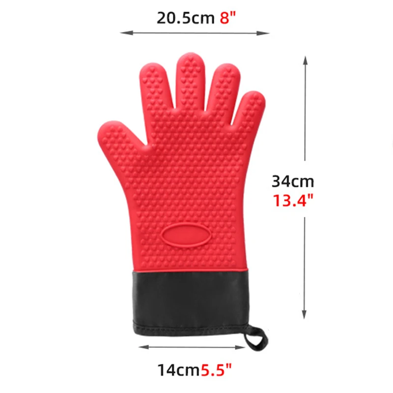 1/2Pcs Anti-Scald Silicone Ove - Oven Mitt Silicone review and price